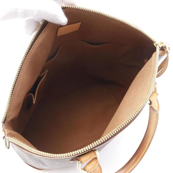 LOUIS VUITTON Brown Monogram Leather Bag - Picture 3 of 10